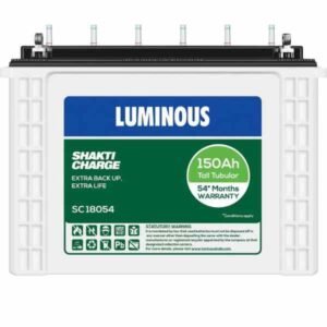 Luminous tubular 150ah battery shakti charge sc18054